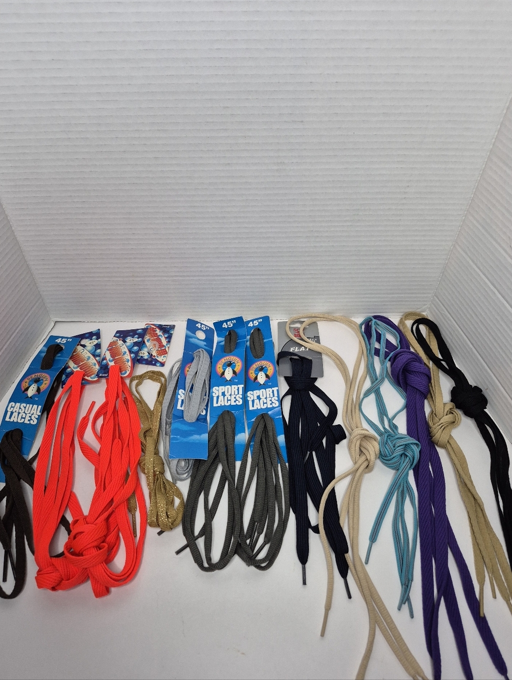 Shoelaces Lot of 12 and 1 Bonus Assorted NWT and Like New Styles Colors Shown